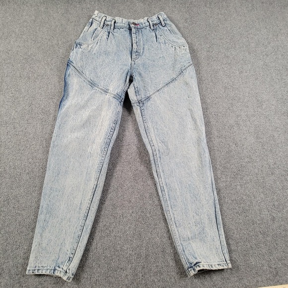 Pepsi Denim - Vintage Pepsi Jeans Womens 13 30x30 Acid Wash Tapered Denim Pants USA 80/90s